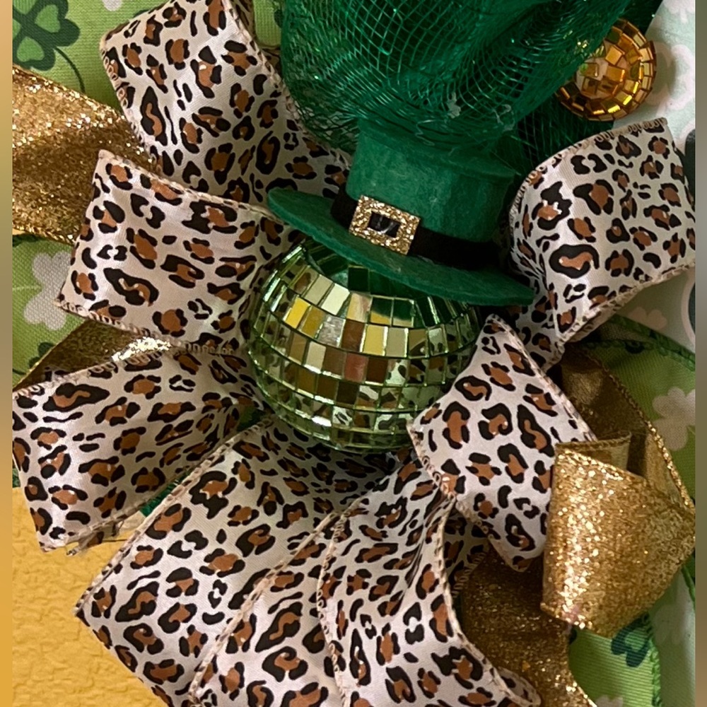 St.Patrick’s Day Disco Wreath